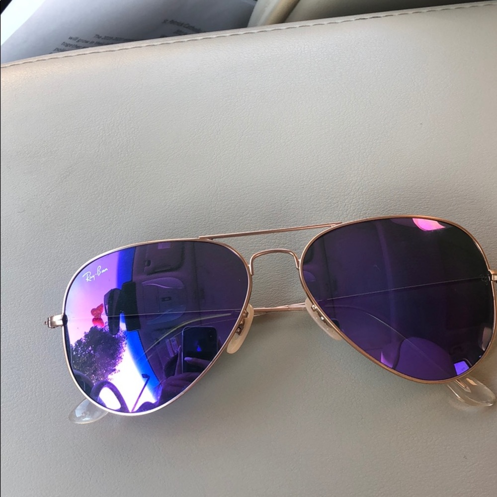 purple flash ray bans
